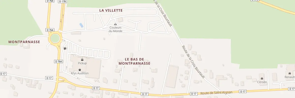 Plan du 1 Imp de la Villette à Faverolles-sur-Cher