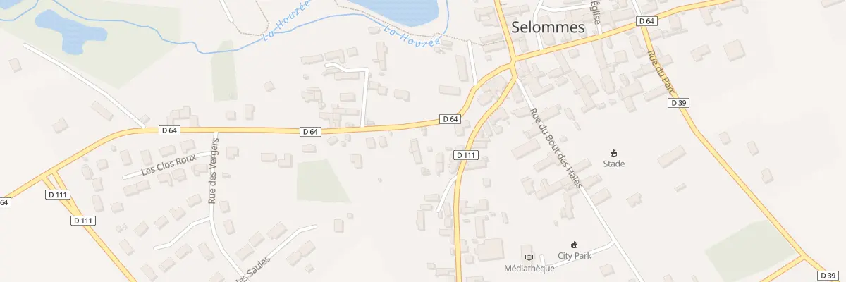 Plan du 2 Rue de Bel Air à Selommes