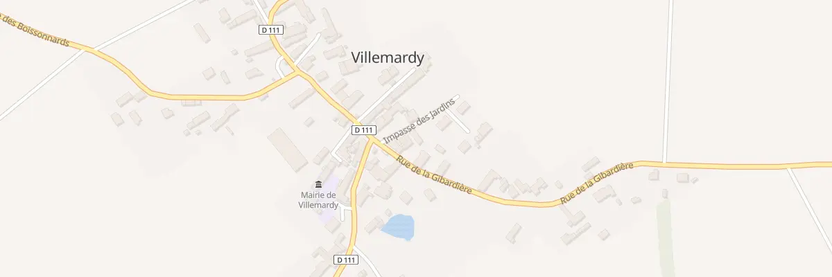 Plan du 3 Imp des Jardins à Villemardy