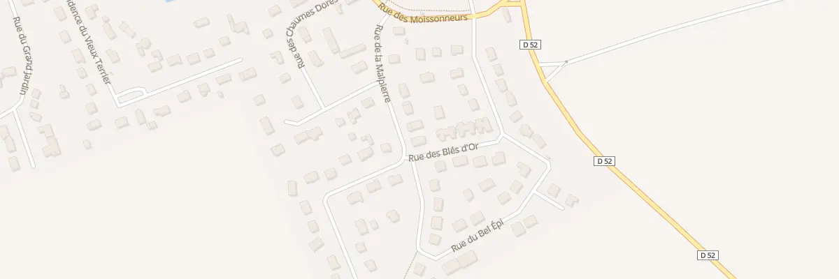 Plan du 11 Rue de la Malpierre à Guichainville