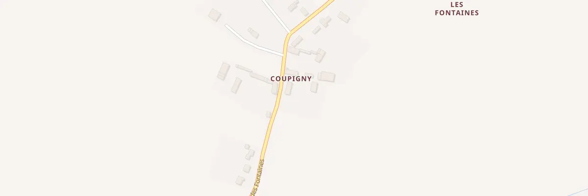 Plan du 2 Rue des Fontaines à Marcilly-la-Campagne