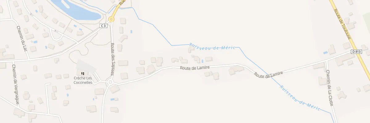 Plan du 223 Rte de Lamire à Escatalens