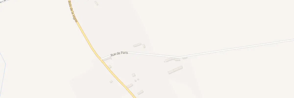 Plan du 3 Rue de Paris à Chavigny-Bailleul