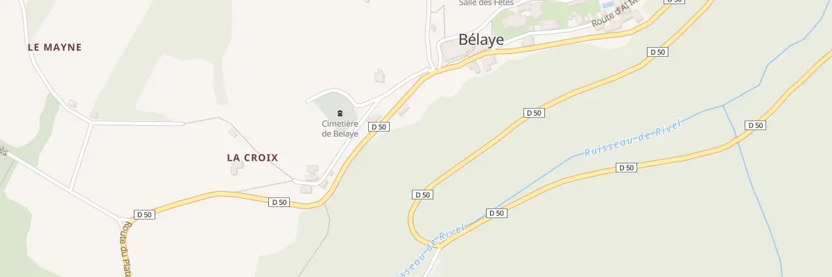 Plan du 5203F Le Barry à Bélaye
