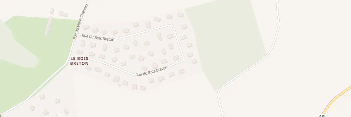 Plan du 325 Rue du Bois Breton à Roncherolles-sur-le-Vivier