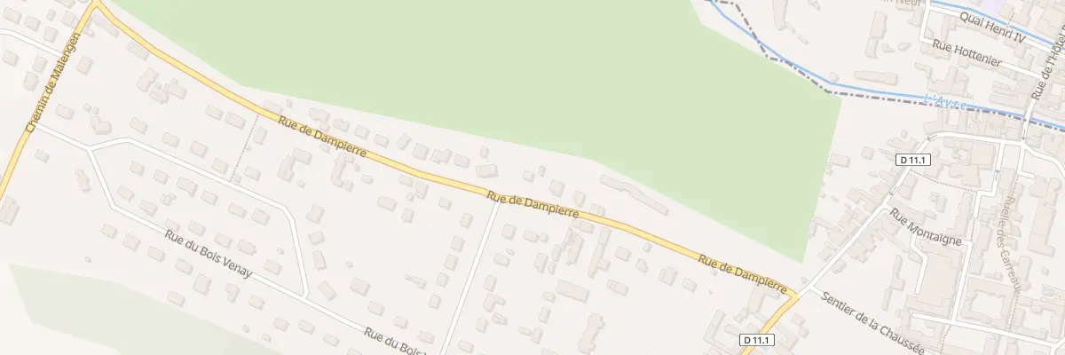 Plan du 14 Rue de Dampierre à Saint-Lubin-des-Joncherets