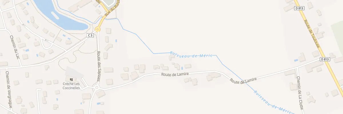 Plan du 229 Rte de Lamire à Escatalens