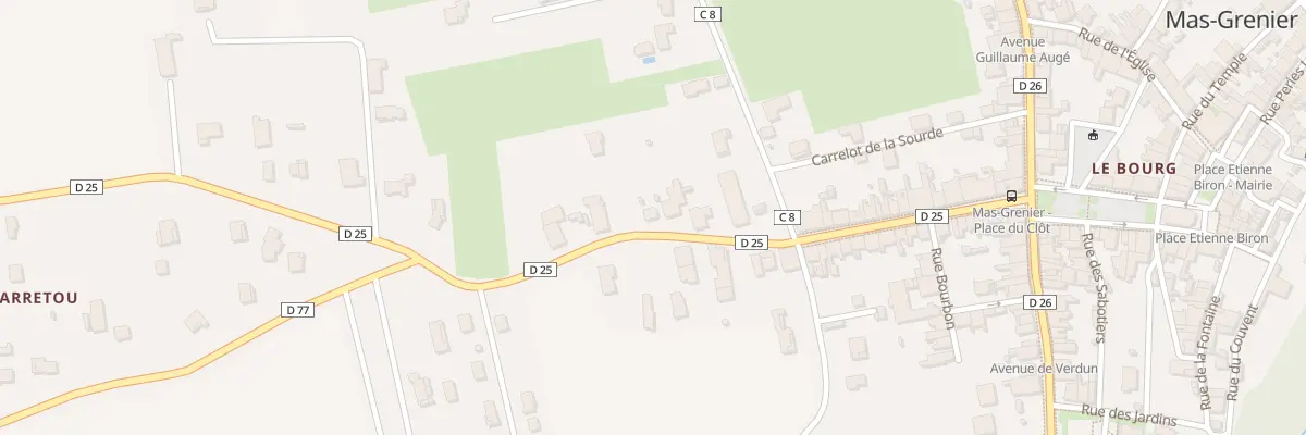 Plan du 36 Rue Croix de Maillet à Mas-Grenier
