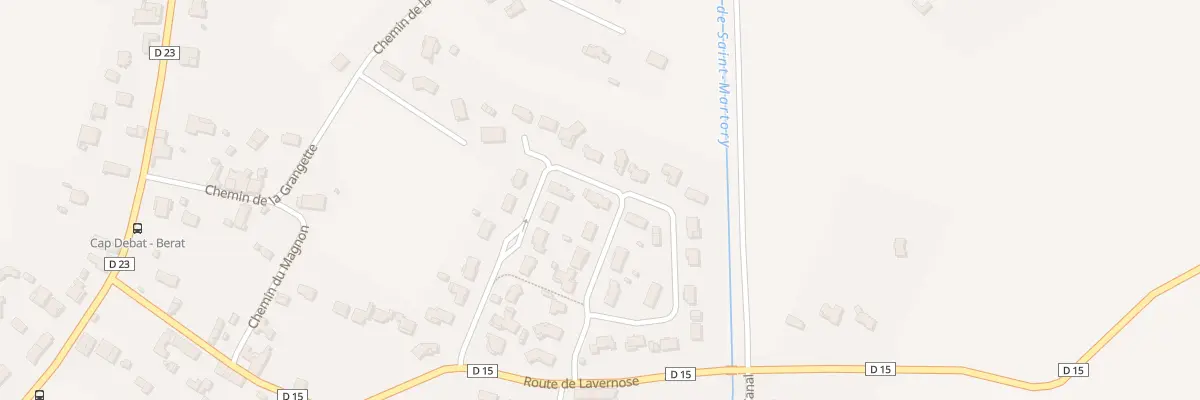 Plan du 13 Rue des Magnolias à Bérat