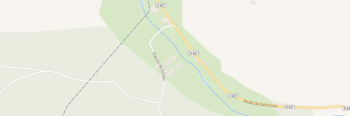 Plan du 53 Le Cremadis et La Plagne à Mérigon