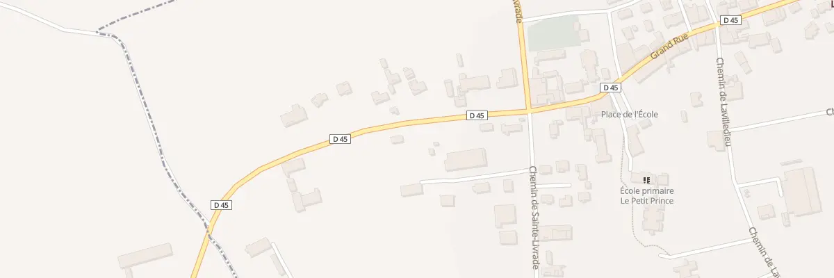 Plan du 171 Rte de Castelsarrasin à Labastide-du-Temple