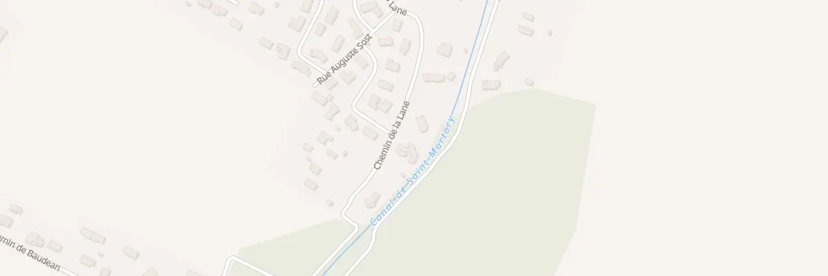 Plan du 279 Che de la Lane à Bérat
