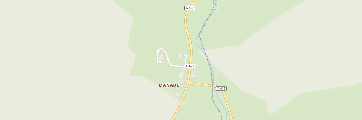 Plan du 132 Manade à Montardit