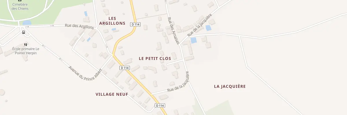 Plan du 1F Rue de la Jacquière à Chaumont-sur-Loire