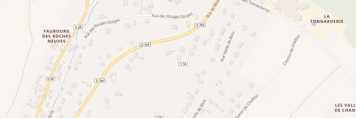 Plan du 9034 Rue de Blois à Montrichard Val de Cher