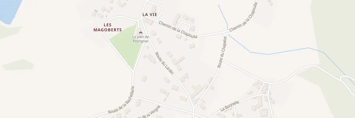 Plan du 15 Rte du Lardin à Peyrignac
