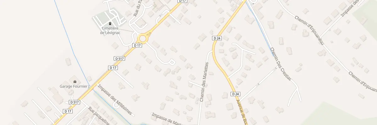 Plan du 4 Lot Clos des Mariettes à Lévignac