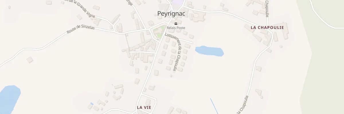 Plan du 8 Lot de la Chapoulie à Peyrignac
