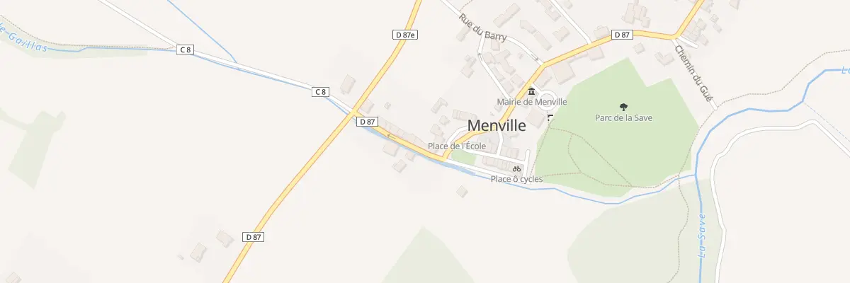 Plan du 7 Rue du Caillas à Menville