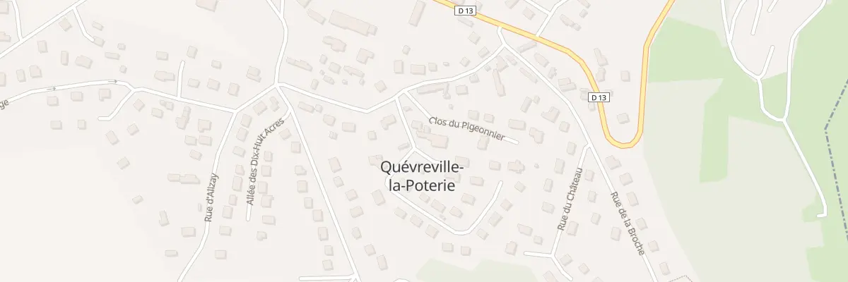 Plan du 21 Rue du Grand Jardin à Quévreville-la-Poterie