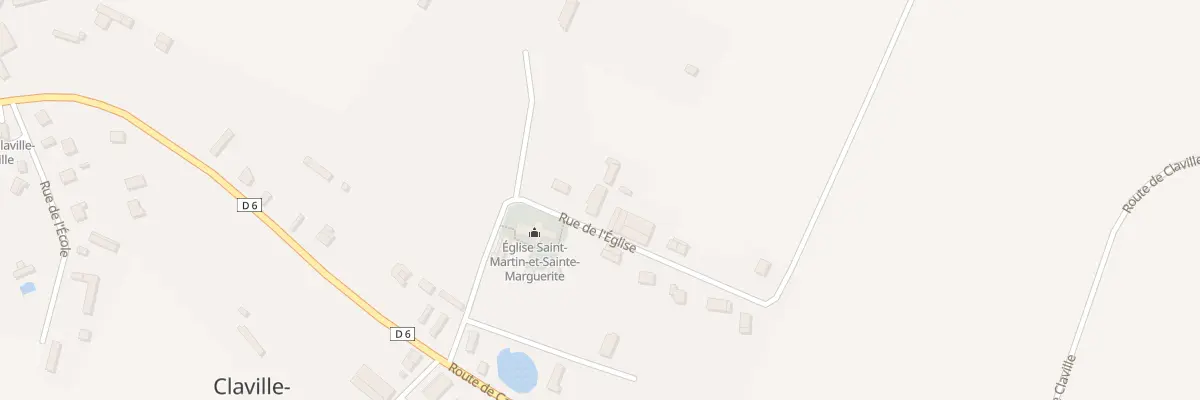 Plan du 219 Rue de l’Eglise à Claville-Motteville