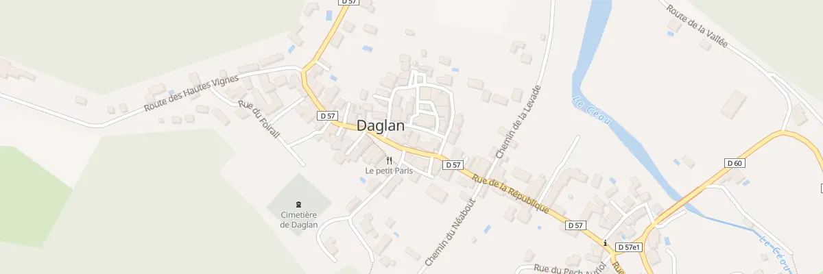 Plan du 4 Pl de l’Eglise à Daglan