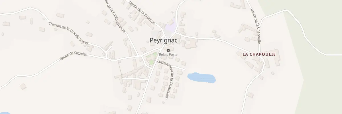 Plan du 5 Lot de la Chapoulie à Peyrignac
