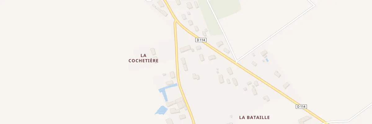 Plan de La Cochetière à Chaumont-sur-Loire