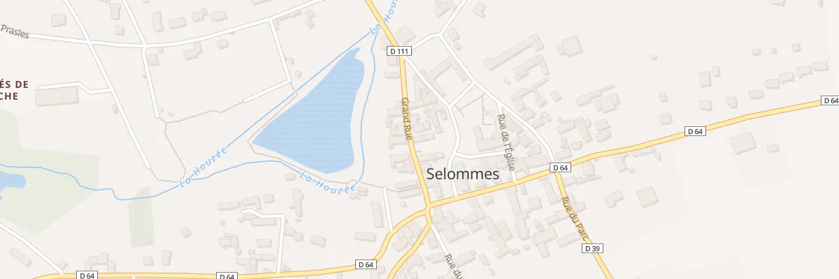 Plan du 7 Grande Rue à Selommes