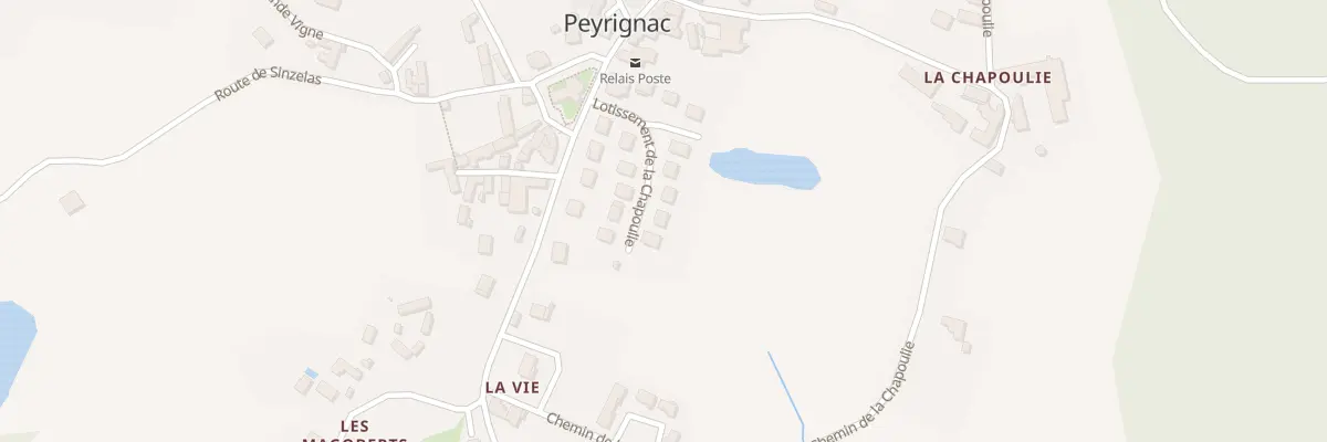 Plan du 17 Lot de la Chapoulie à Peyrignac
