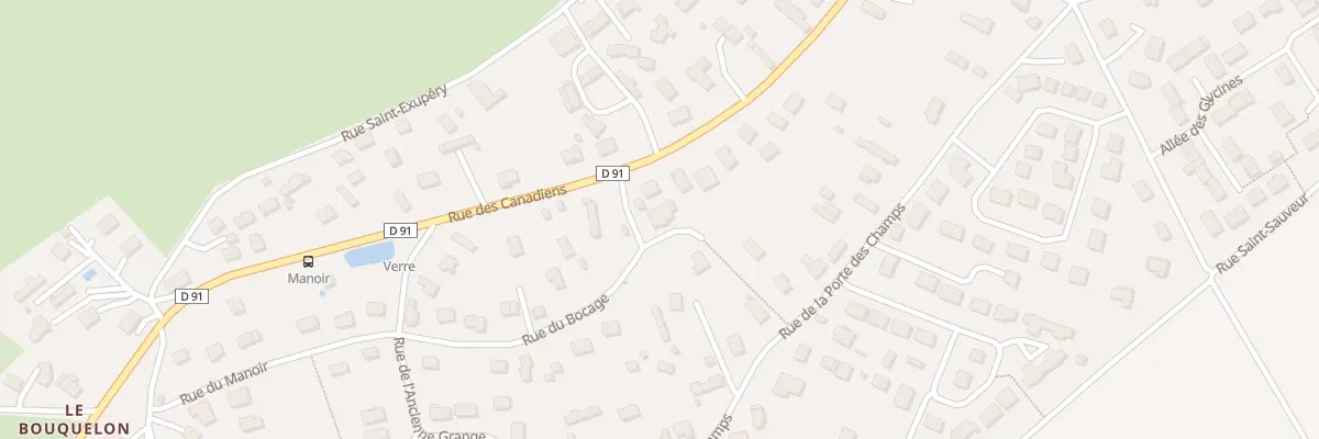 Plan du 209 Rue du Bocage à Boos