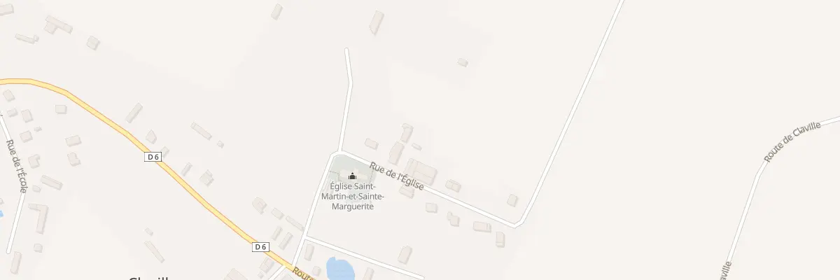 Plan du 6017 Le Village à Claville-Motteville
