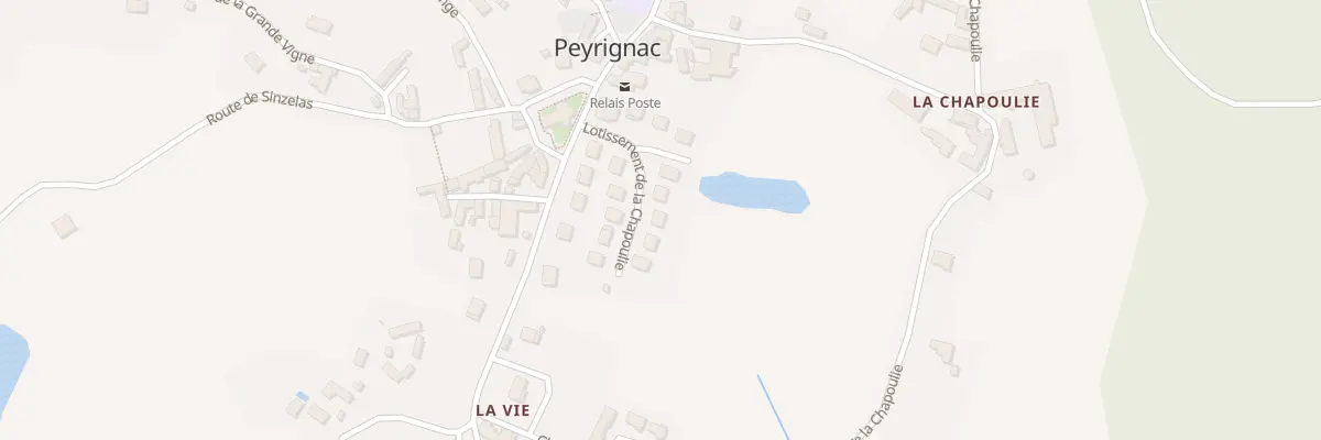 Plan du 15 Lot de la Chapoulie à Peyrignac