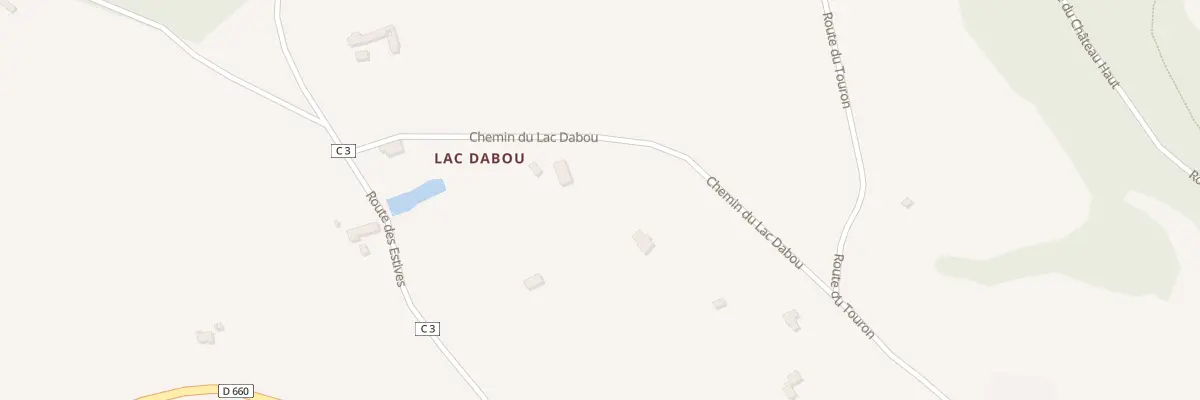 Plan du 333 Che du Lac Dabou à Goujounac