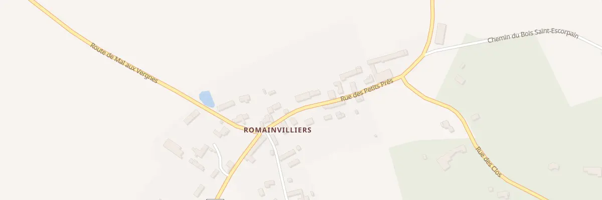 Plan du 8 Rue des Petits Prés à Escorpain