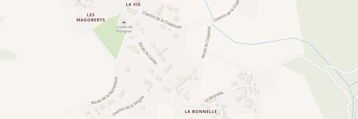 Plan du 19 Rte du Lardin à Peyrignac