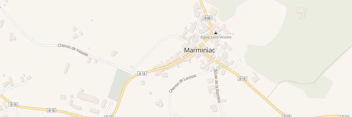 Plan du 80 Rue des Echoppes à Marminiac