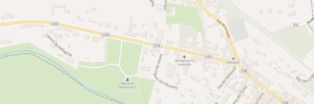 Plan du 25 Rue Hippolyte Lozier à Nonancourt