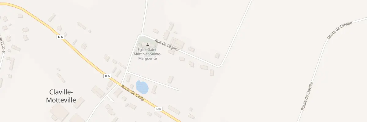 Plan du 6013 Le Village à Claville-Motteville