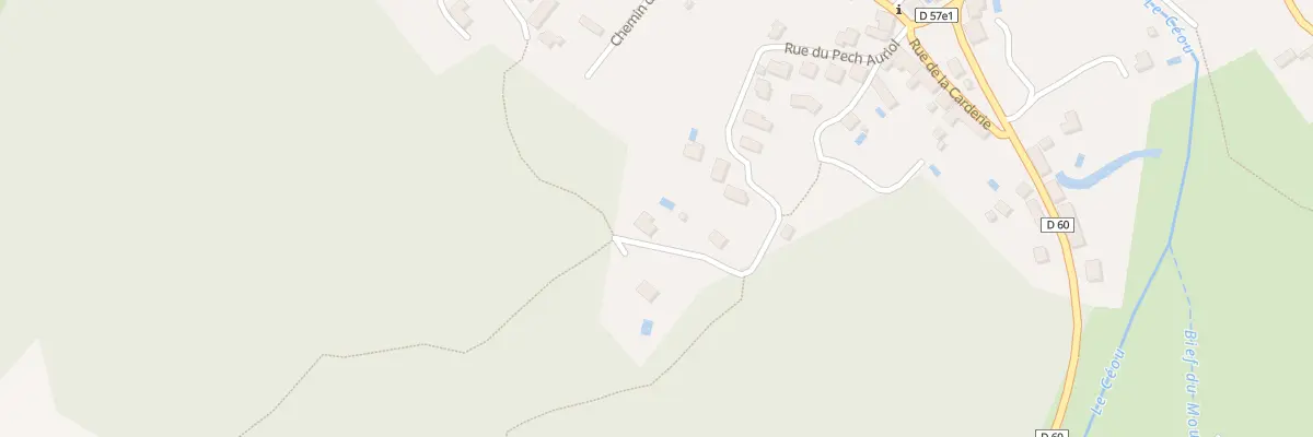 Plan du 34 Rue du Pech Auriol à Daglan