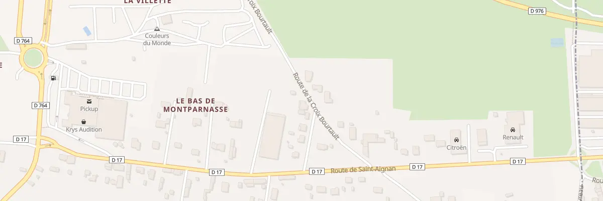 Plan du 2 All de la Croix Bourtault à Faverolles-sur-Cher