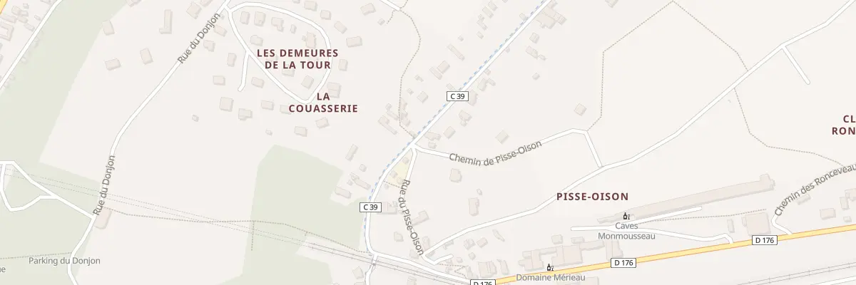 Plan du 2 Rue des Vallées de Chanvre à Montrichard Val de Cher