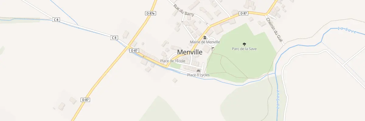 Plan du 2 Pl de l’Eglise à Menville