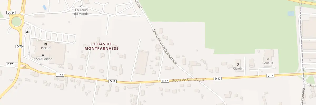 Plan du 4 All de la Croix Bourtault à Faverolles-sur-Cher