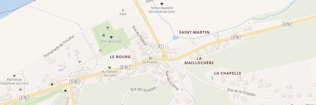 Plan du 11 Rue du Passeur à Chaumont-sur-Loire
