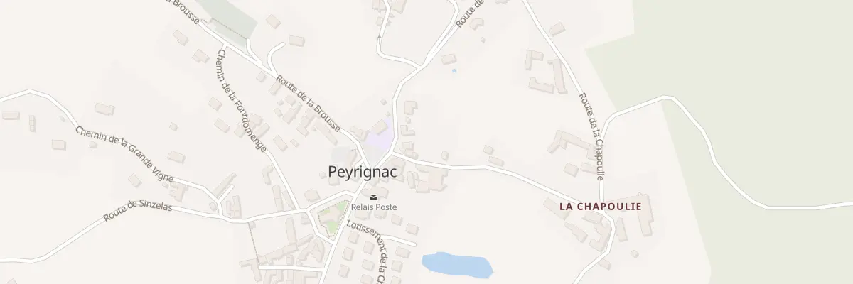 Plan du 2 Rte de Châtres à Peyrignac