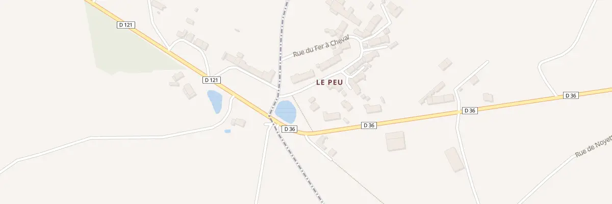 Plan du 2 Rue du Fer à Cheval à Tilly