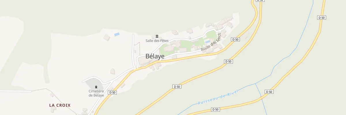 Plan du 36 Rte d’Al Mech à Bélaye