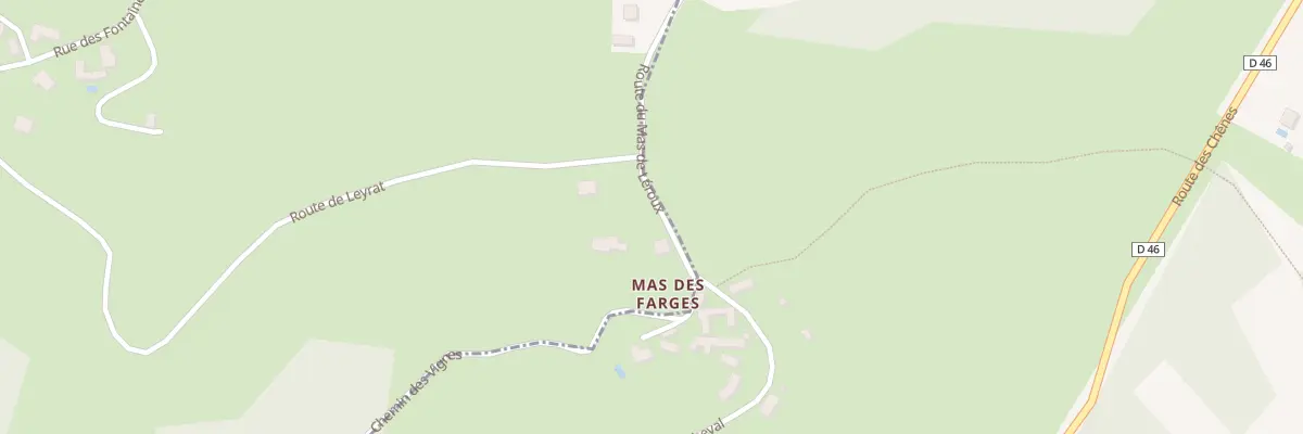 Plan du 63 Mas de Leyrou Sud à La Bachellerie