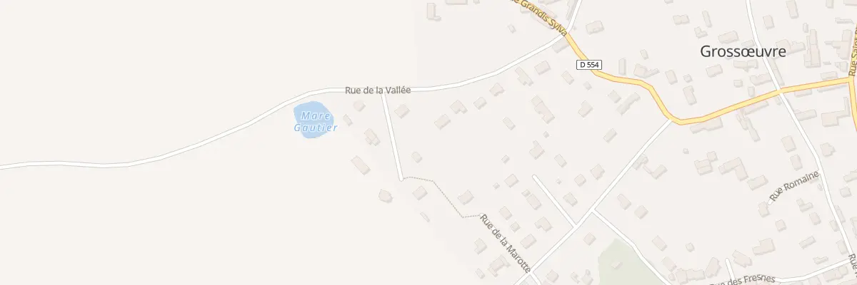Plan du 47 Rue de la Vallée à Grossœuvre